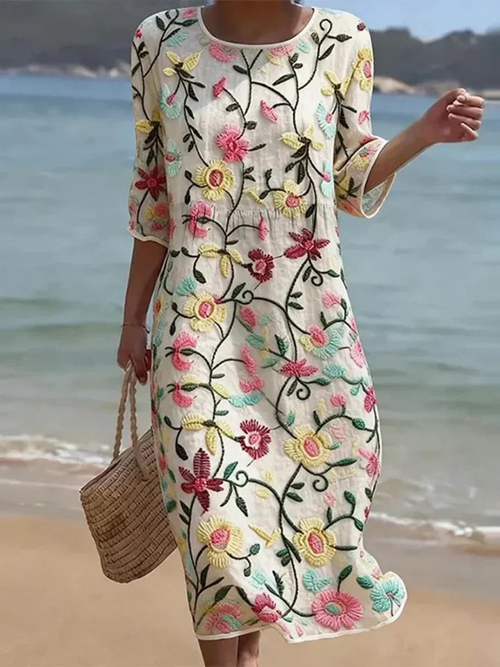 Flower Midi Dresses