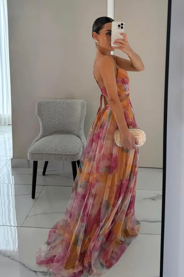 Esme – Flowy Printed Dress