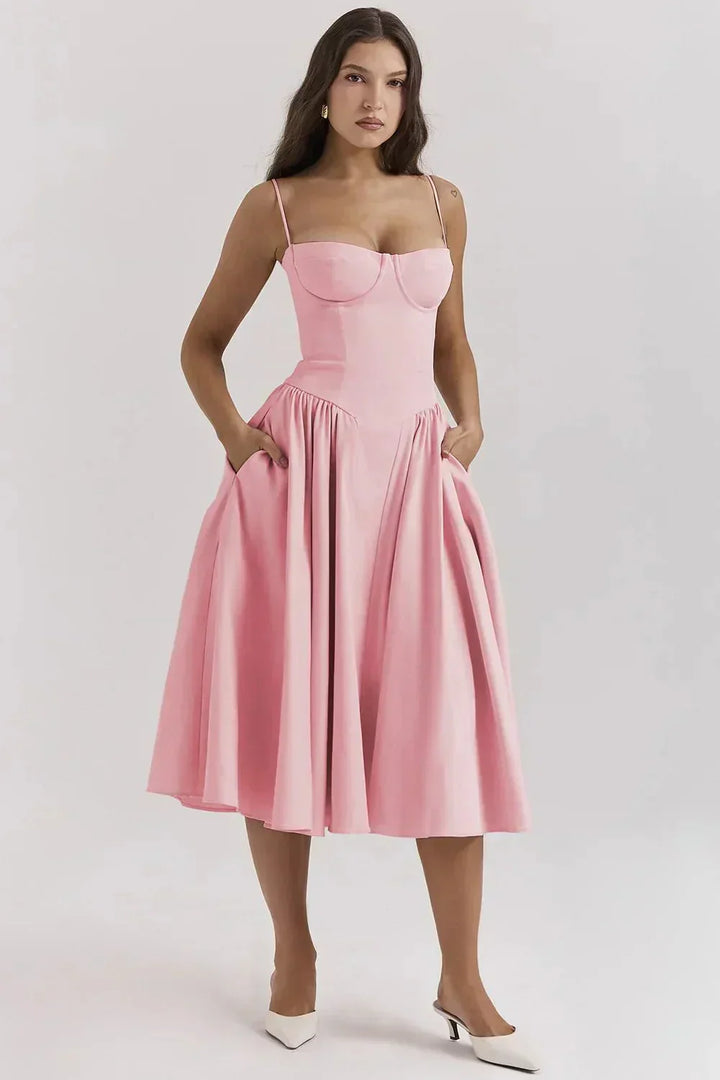 Phoebe - Vintage Cross-Border Fashionable Tank Long Dress